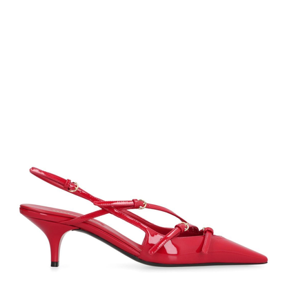 MAYFEYR - MIUMIU - Patent Leather Slingbacks With Buckles - 5I013EFM055069F0011