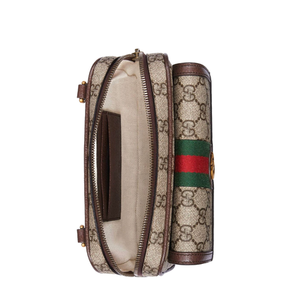 Ophidia Mini Canvas Bag - Beige