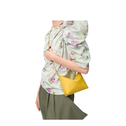 Puzzle Fold Leather Pouch