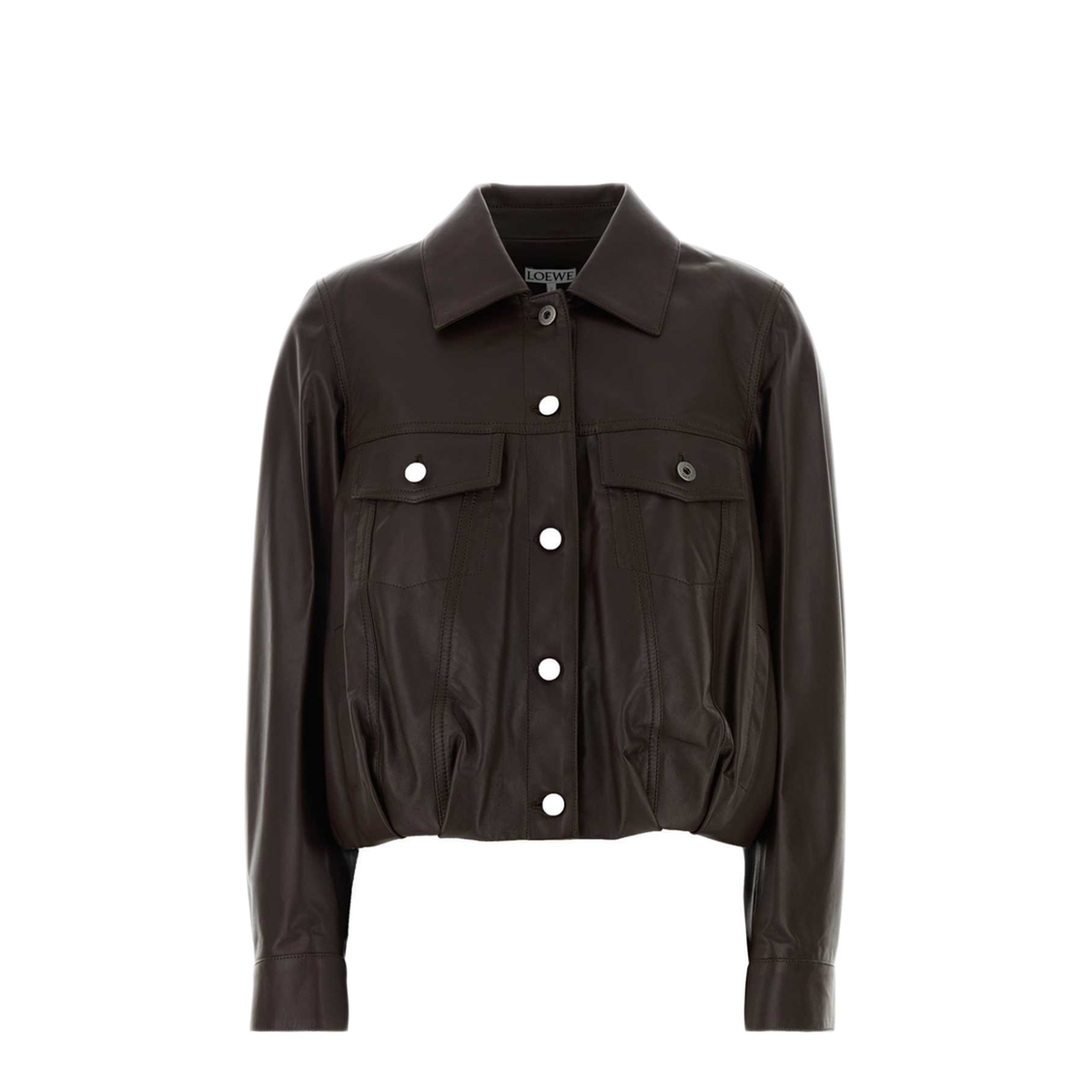 MAYFEYR - Loewe - Chocolate Leather Jacket - S540Y34L96DARKBROWN