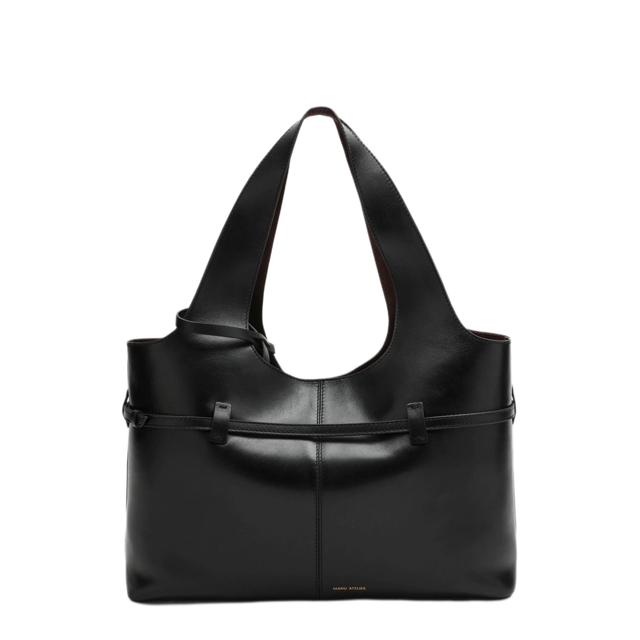 MAYFEYR - Manu Atelier - Black Cambon Cabas Bag - 2025256LEBLK