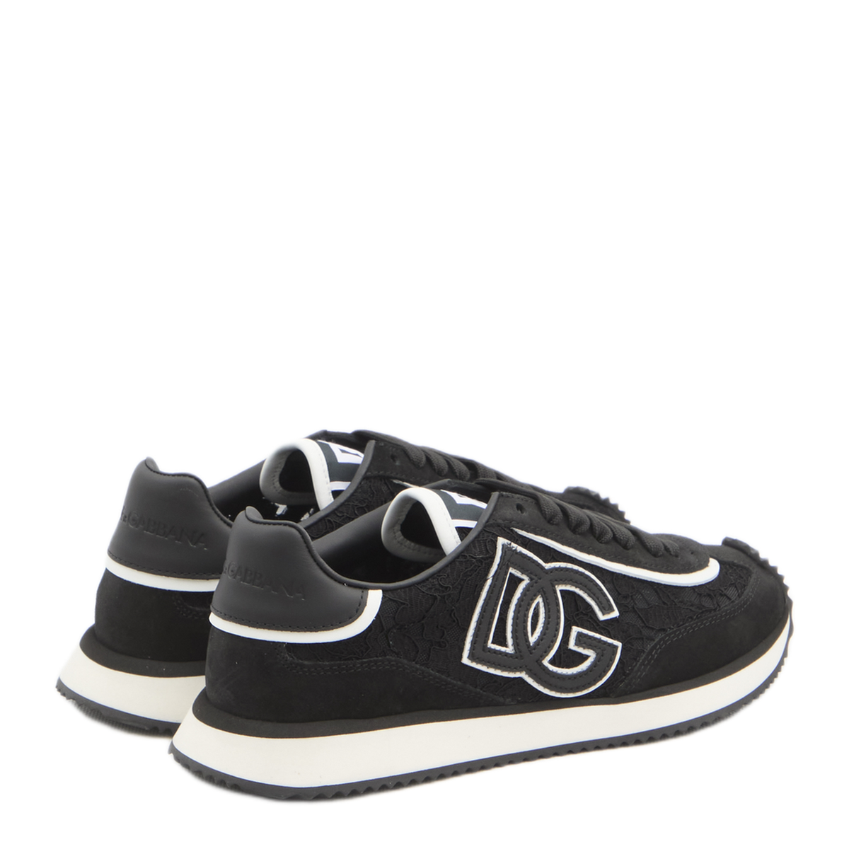 Cushion Sneakers in Calfskin and Fabric