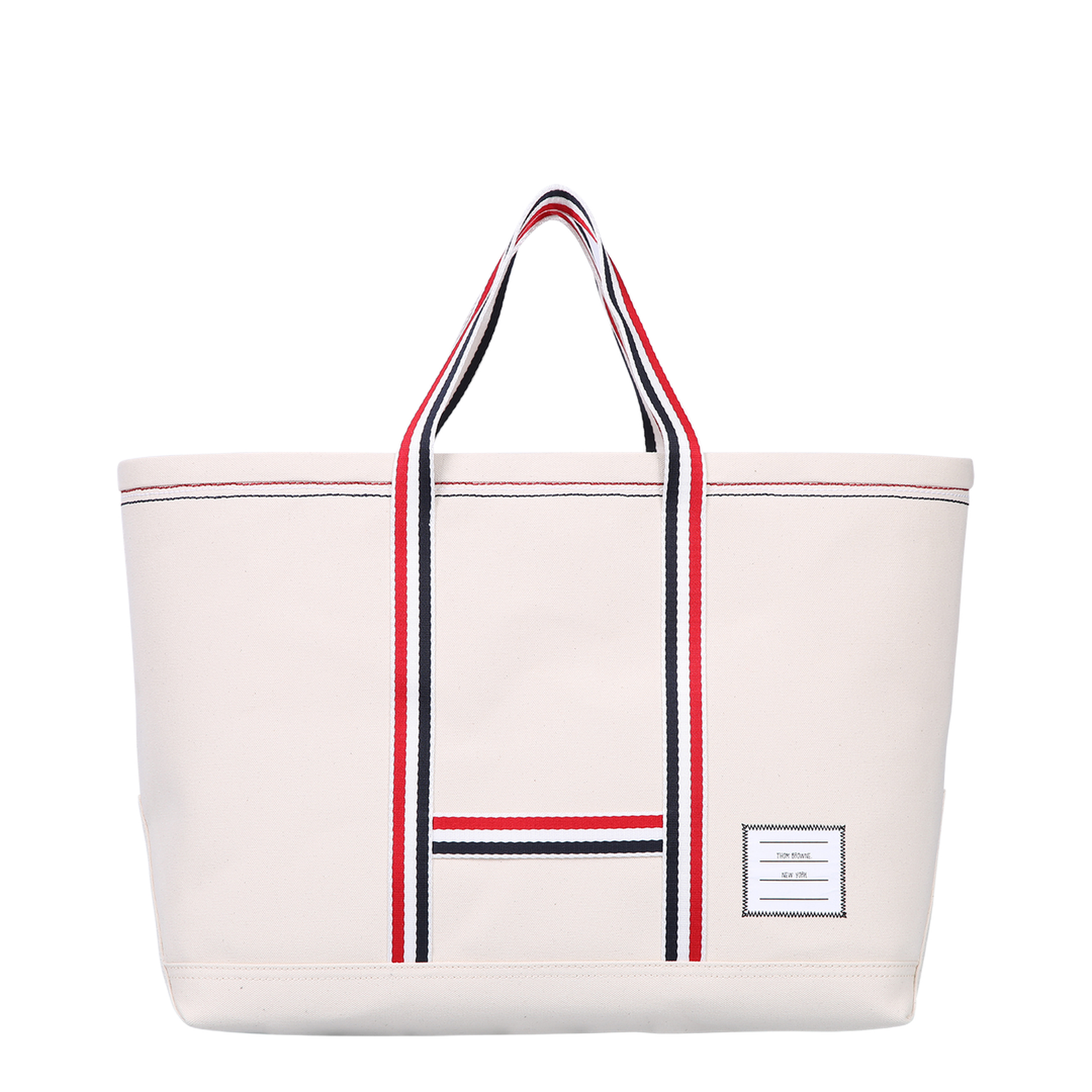 Canvas Stripe Medium Tool Tote