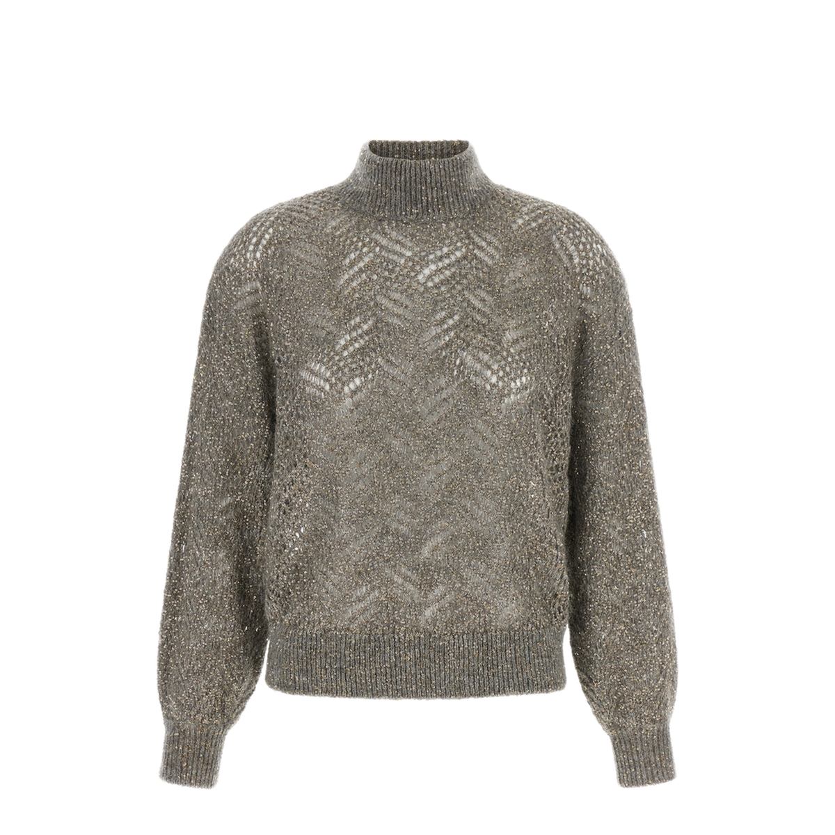 MAYFEYR - Brunello Cucinelli - Dazzling Abstract Leaf Sweater - MRG562504CQC50