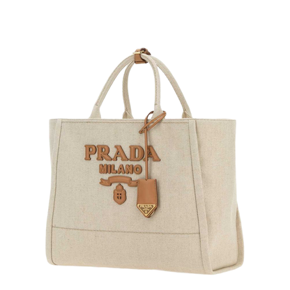 Sand Canvas Shopping Bag