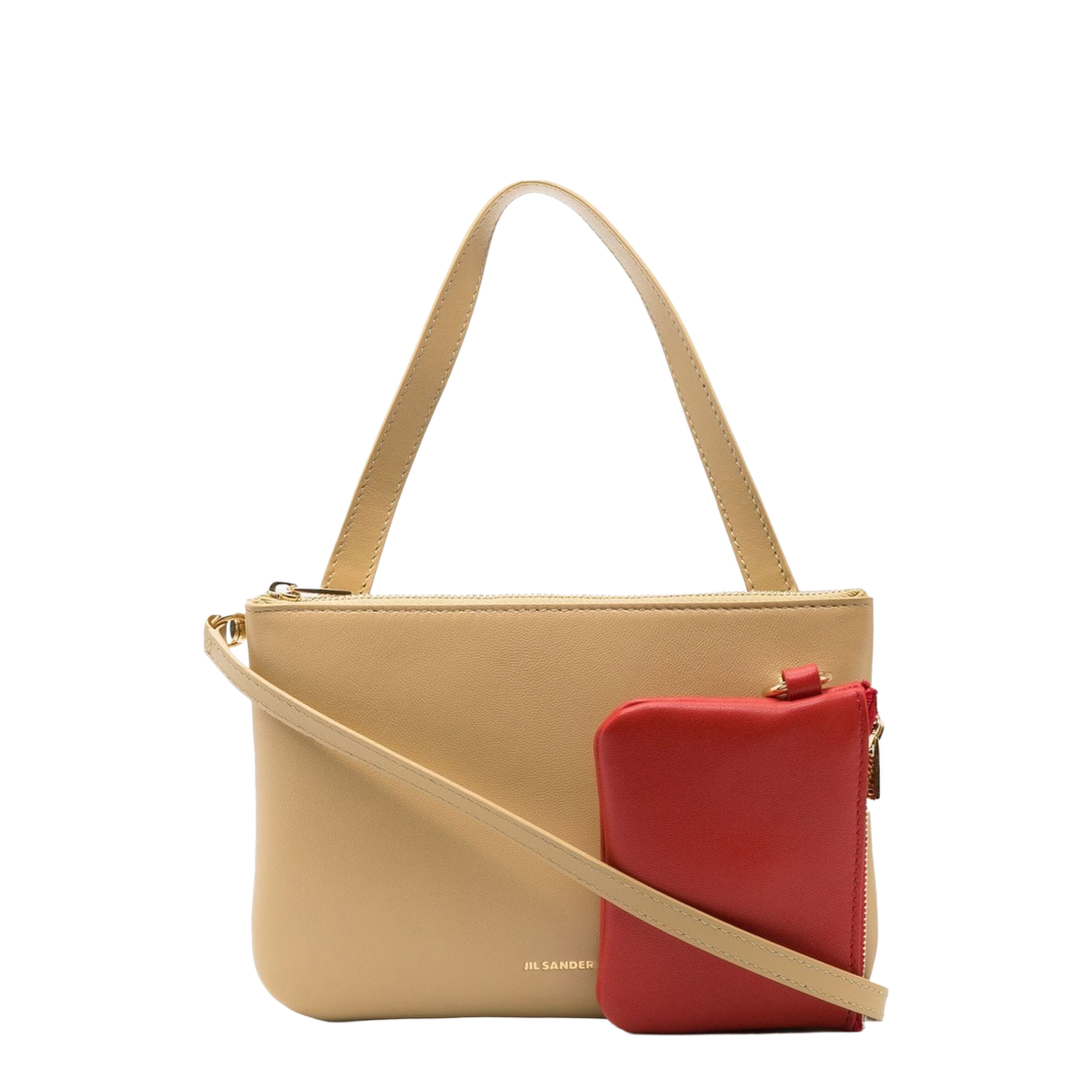 Logo-printed Zipped Crossbody Bag
