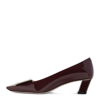 With Heel Bordeaux