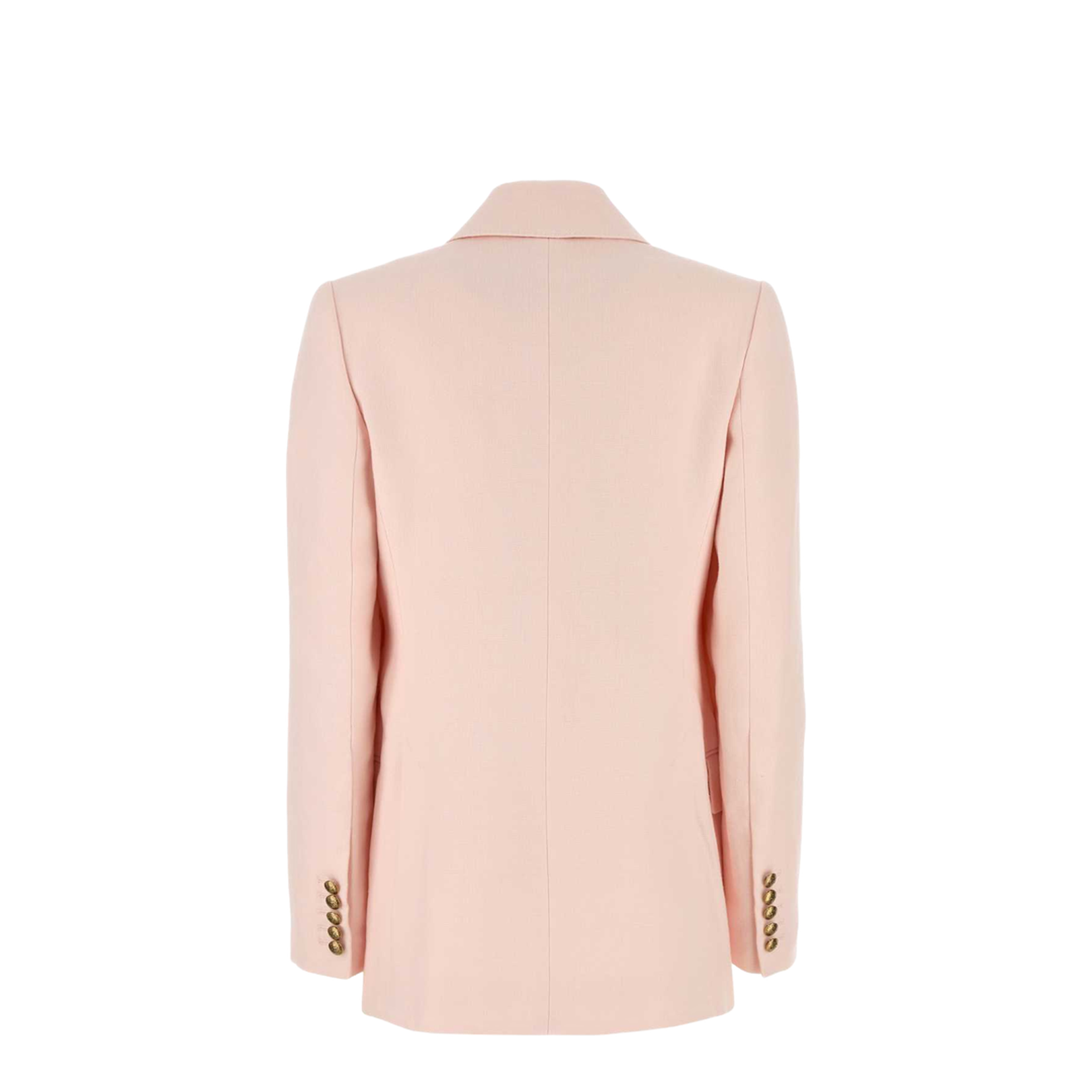 Pastel Pink Linen Crush Blazer
