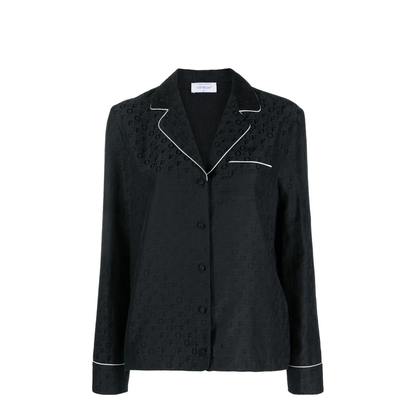 Silk Blend Pajama Shirt