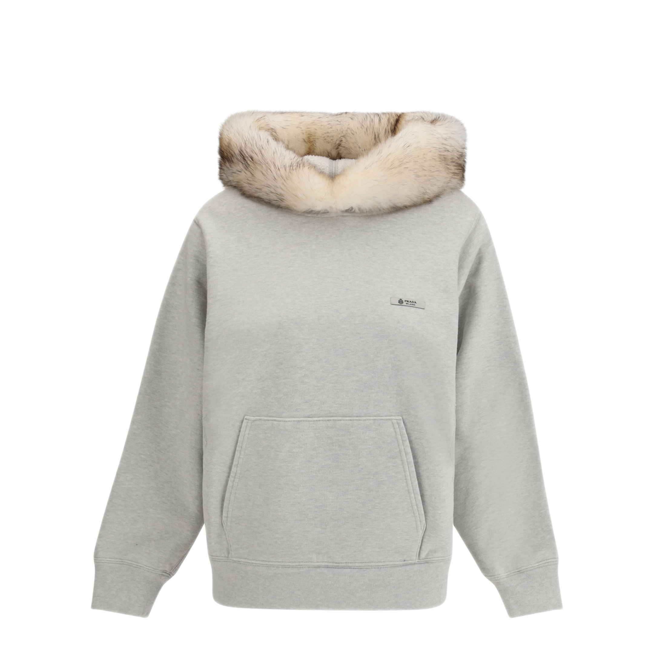 MAYFEYR - Prada - Hoodie Features A Hood Lined In Shearling - 134723SOOO18NHF0684