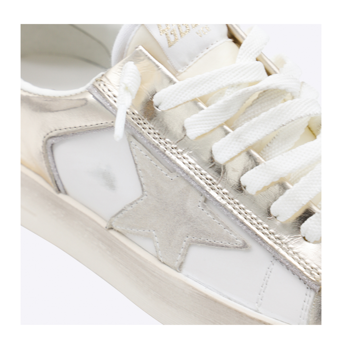 Lace-Up Flat Sneakers