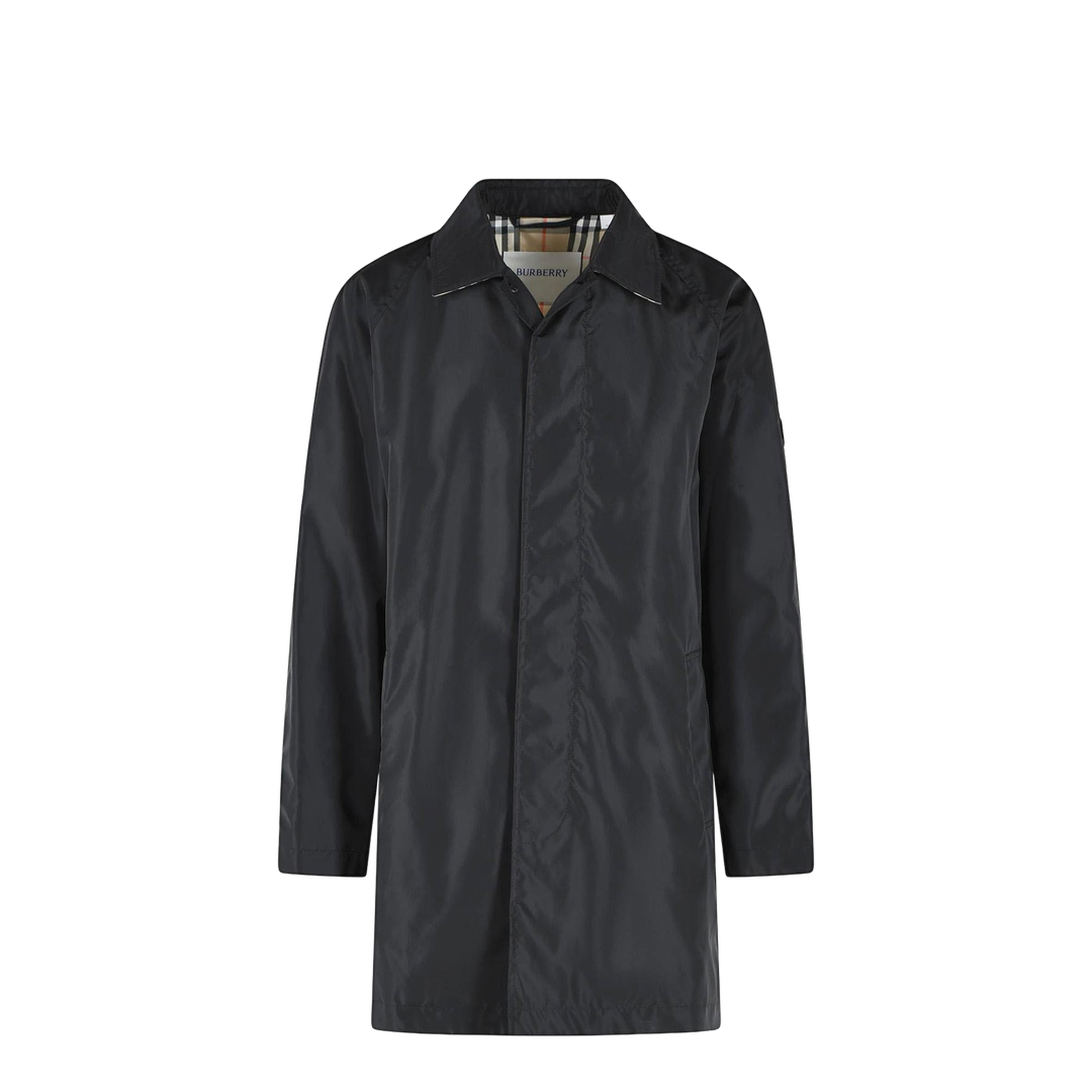 MAYFEYR - Burberry - Ridgewood Black Nylon Car Coat - 8123122