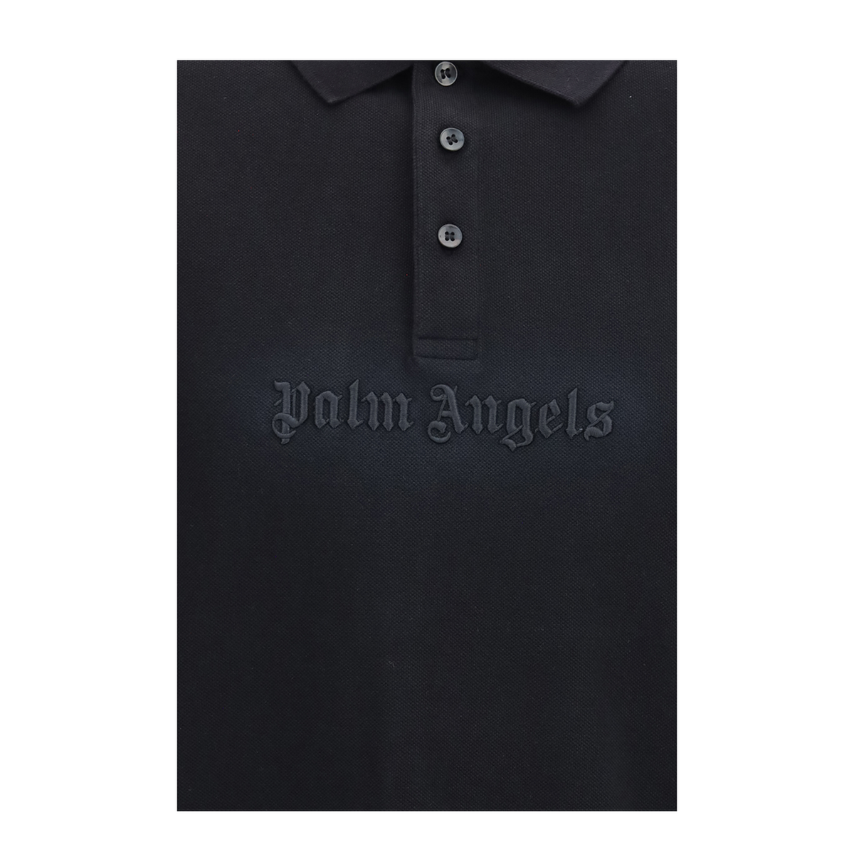 MAYFEYR - Palm Angels - Cotton Polo With Embroidered Logo - PAMGB002FB0021009