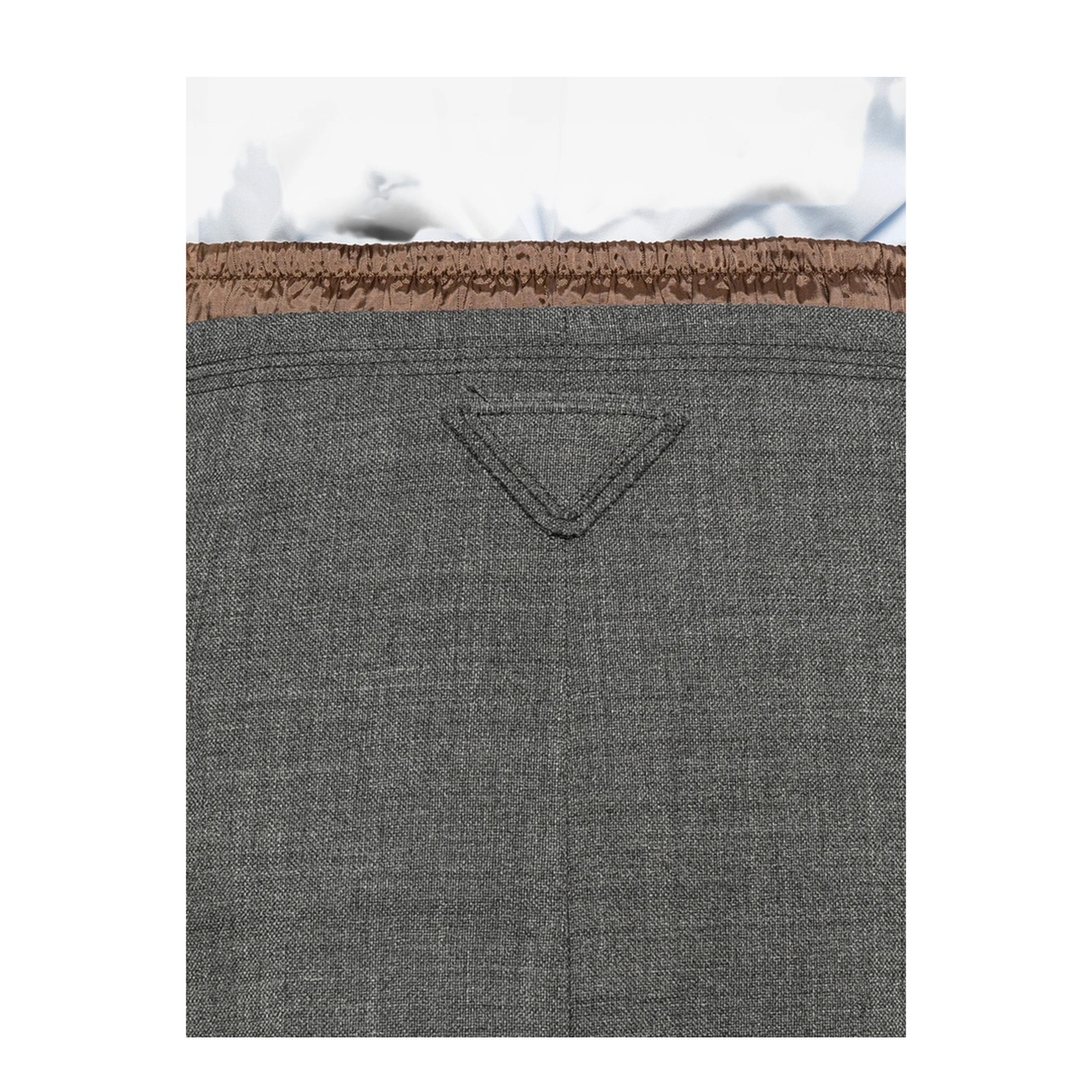 MAYFEYR - Prada - Pleated Wool Midi Skirt - P10A8SOOO6011F0480