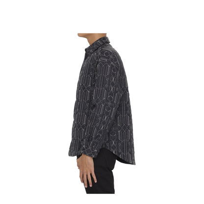 MAYFEYR - Palm Angels - All Monogram Jacket - PMEA251E23FAB0011103