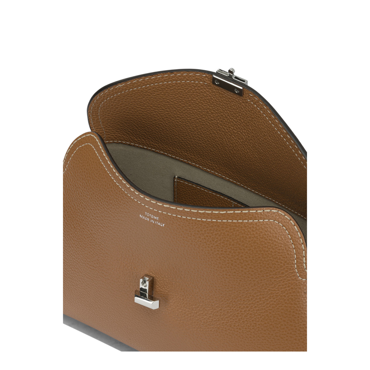 MAYFEYR - Toteme - T Lock Clutch Bag - 234WLGBG423LE0030105TAN