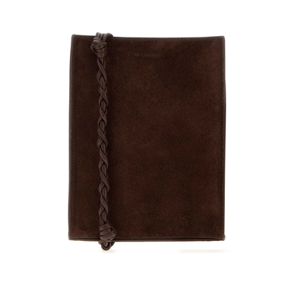 MAYFEYR - Jil Sander - Brown Suede Small Tangle Shoulder Bag - J25WG0003P9295601