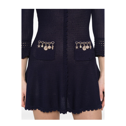 MAYFEYR - Self Portrait - Dresses - SS26-048S-NNAVY
