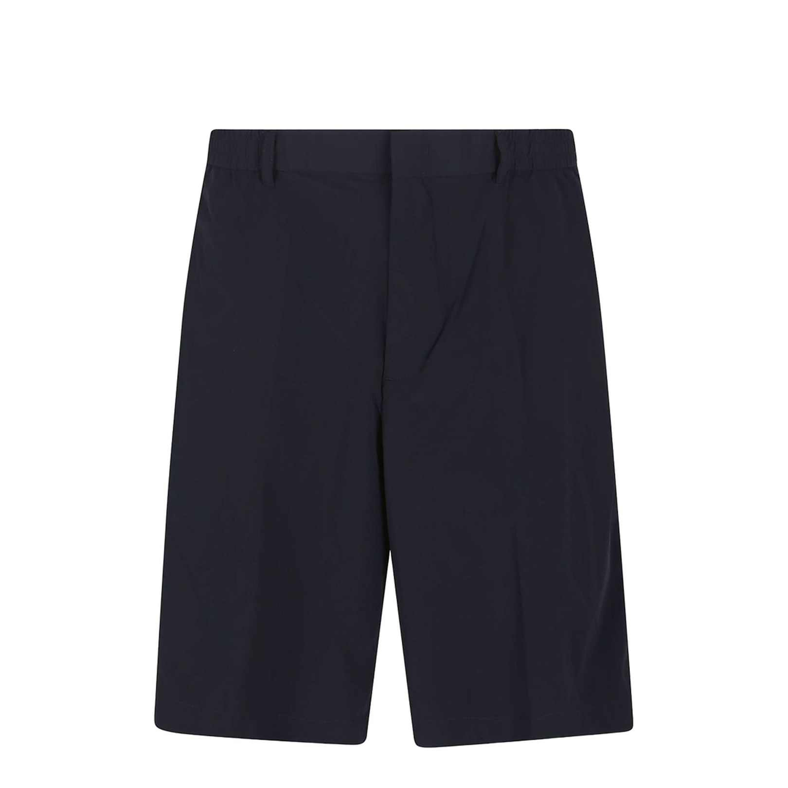 Stretch Nylon Elasticated-Back Bermuda Shorts