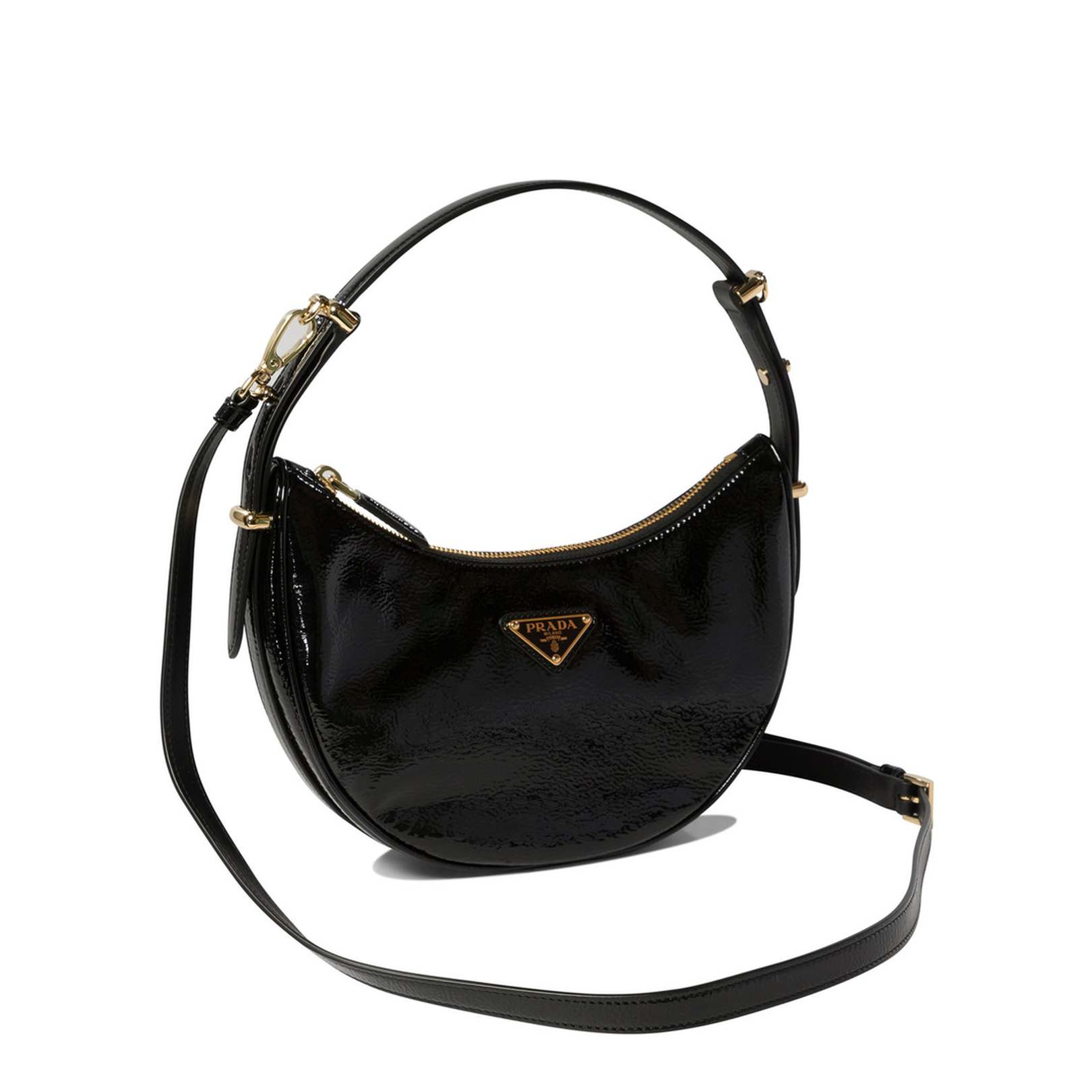 Black Naplak Arqué Handbag