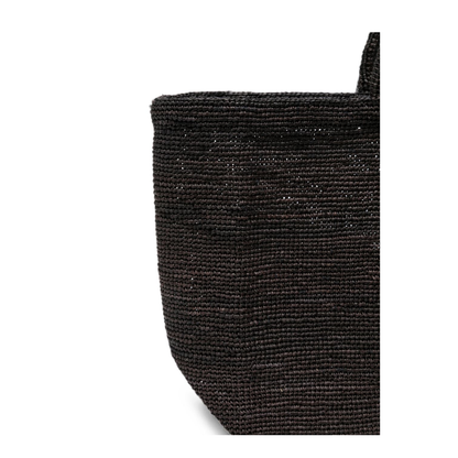 MAYFEYR - Sophie Digard - Dark Grey Woven Design Tote Bag - S246/MONO/CRUF/RFUMO