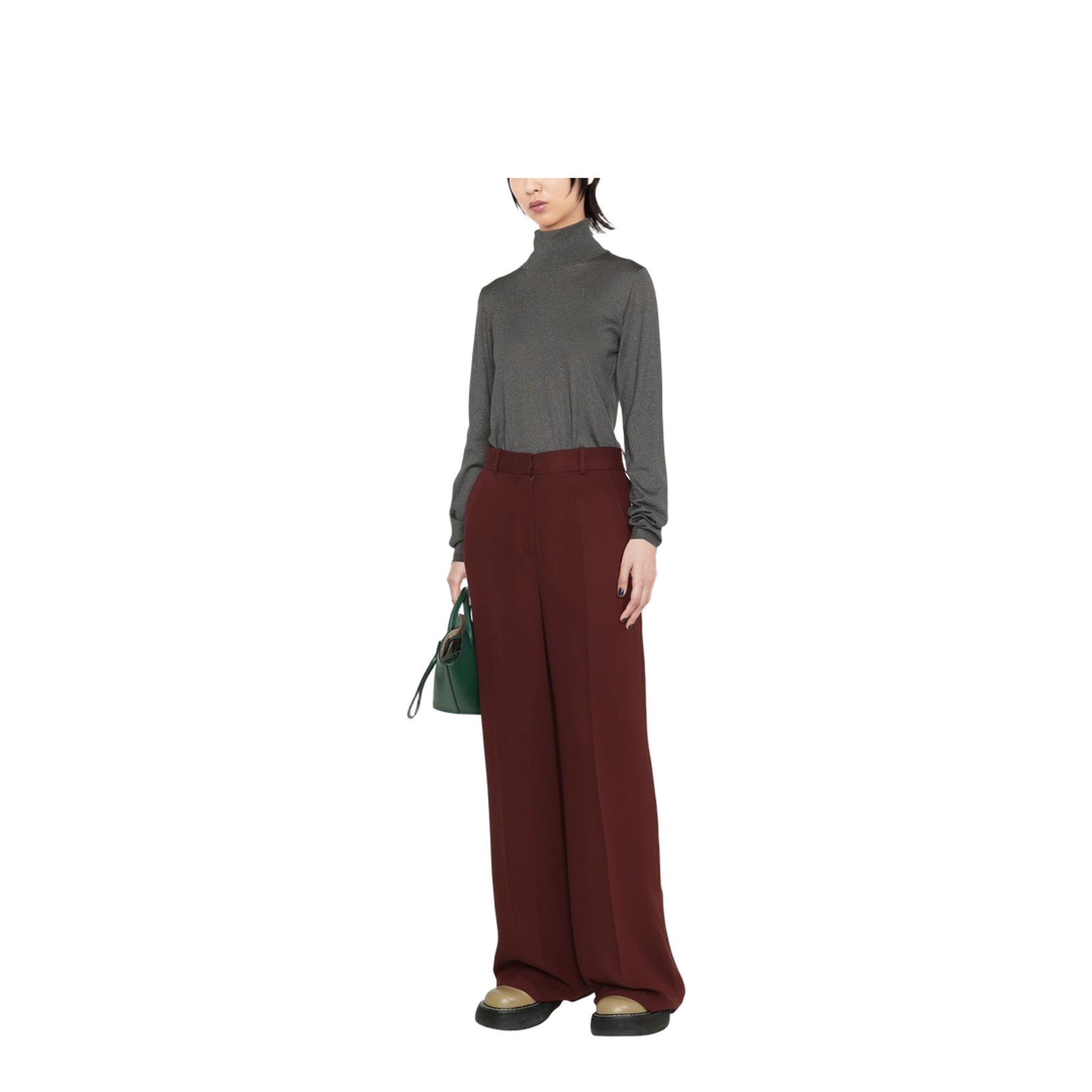 Cashmere and Silk Turtle-Neck Sweater