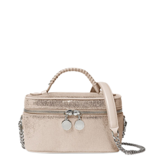 Falabella One Size Matte Shaggy Deer Vanity Case - Shell Pink