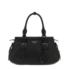 Large Buckskin Tote - Black