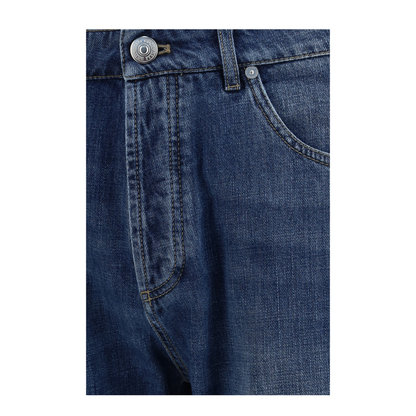 MAYFEYR - Brunello Cucinelli - Straight Five-Pocket Jeans In Cotton - M0Z37X1290