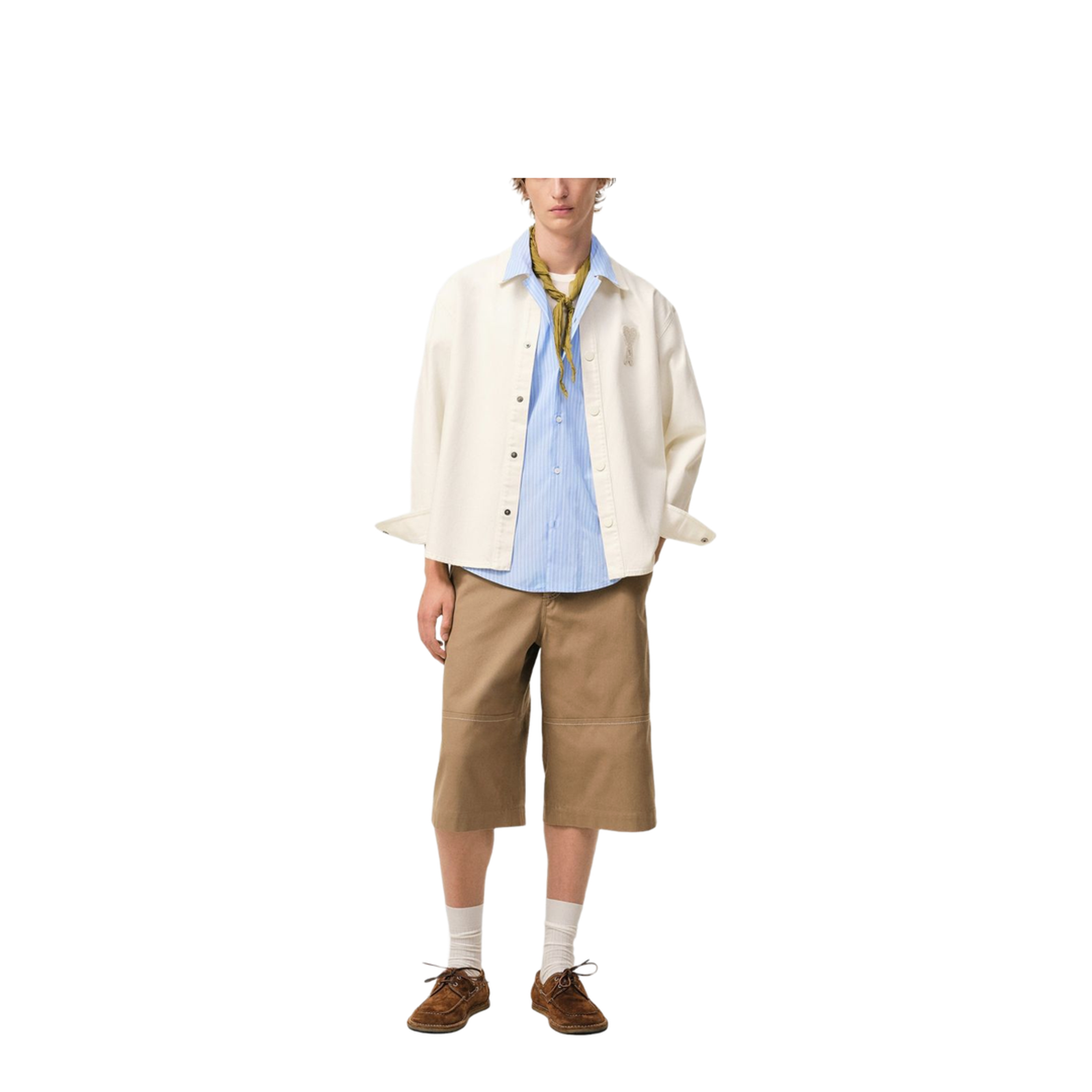 MAYFEYR - Ami Paris - Overshirt With Logo - UJK897DE0126136