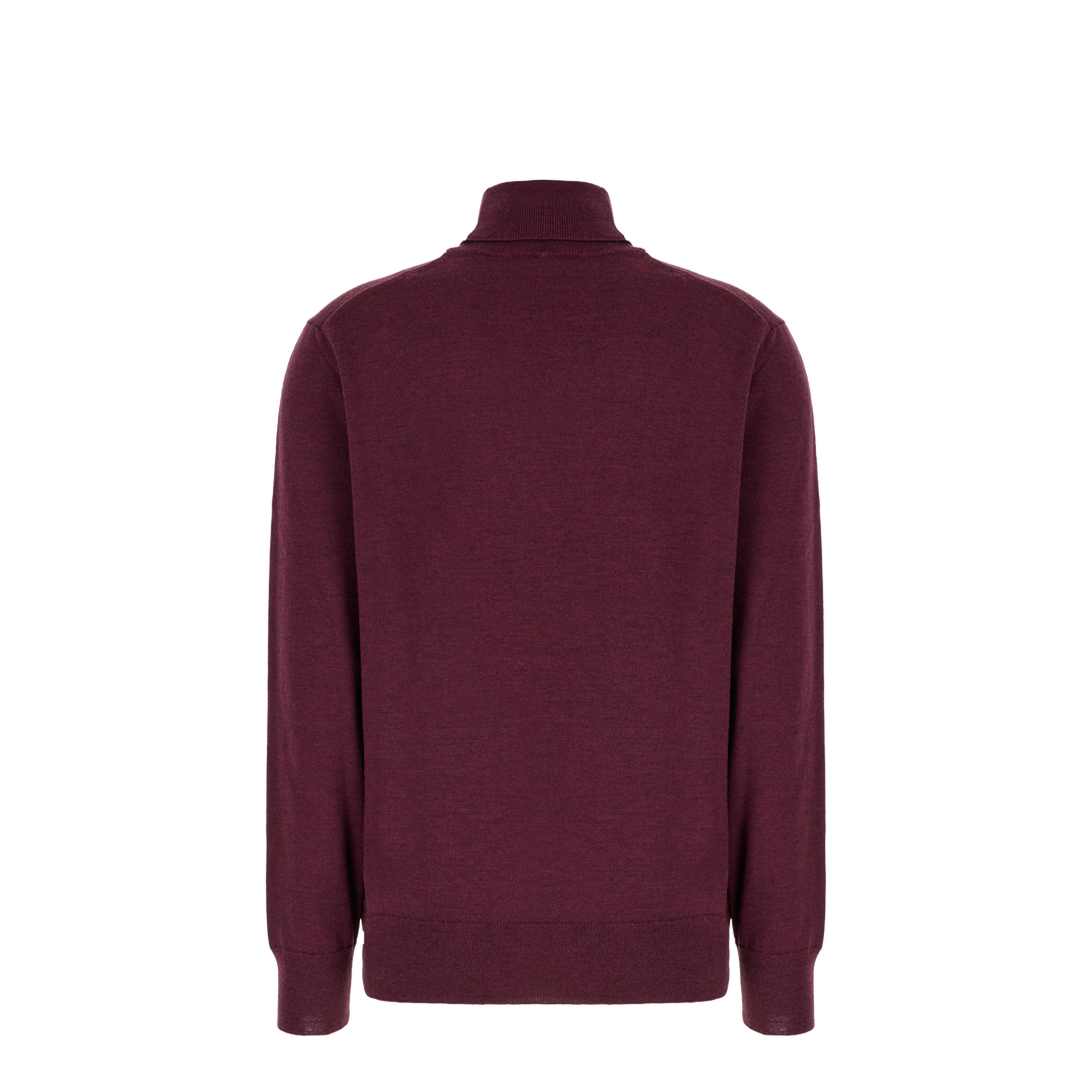 Turtleneck Knitted Sweater Red