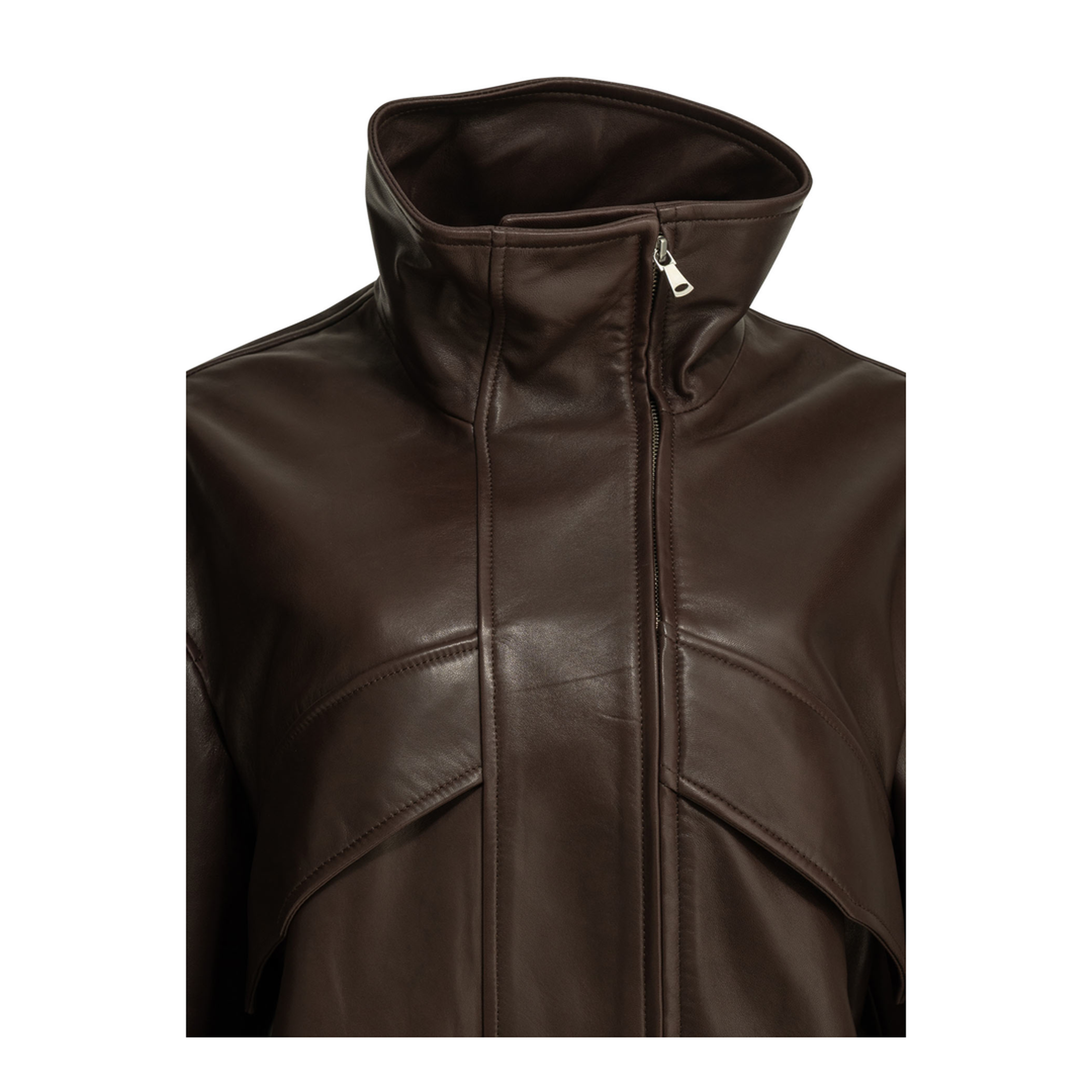 MAYFEYR - Nour Hammour - Roland Leather Jacket - PF26JK07ROLANDBROWN
