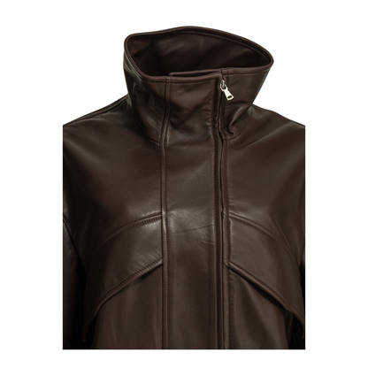 MAYFEYR - Nour Hammour - Roland Leather Jacket - PF26JK07ROLANDBROWN