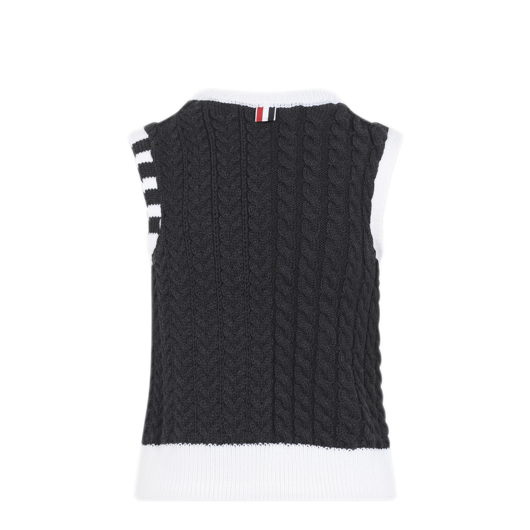MAYFEYR - Thom Browne - Aran Cable Shell Top - FKV237AY1024025