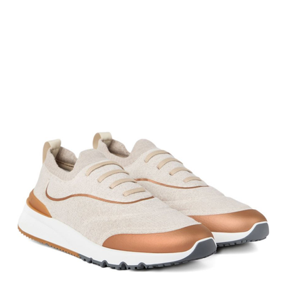 Knit Runners in Ecru