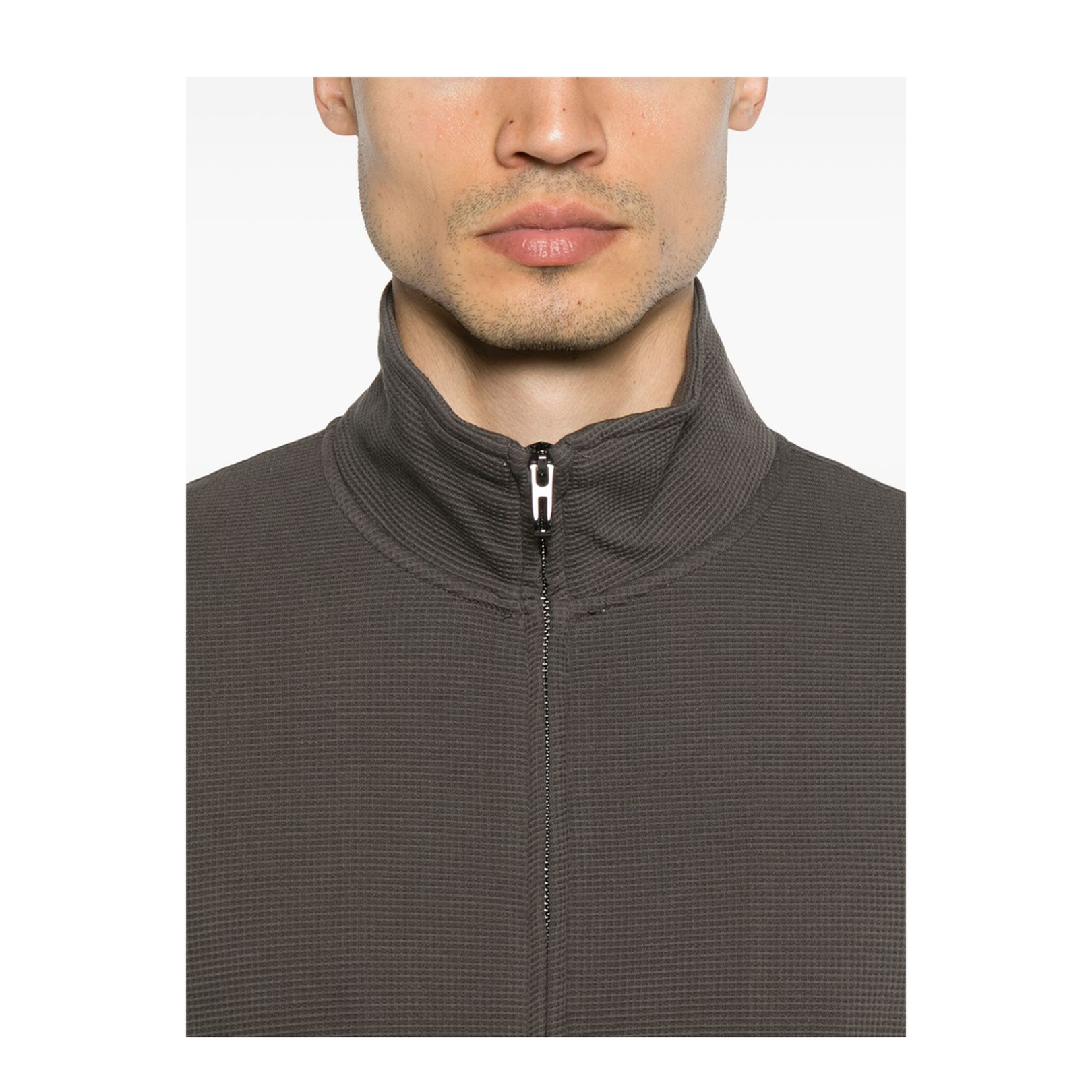 Cotton Zipped Sweatshirt