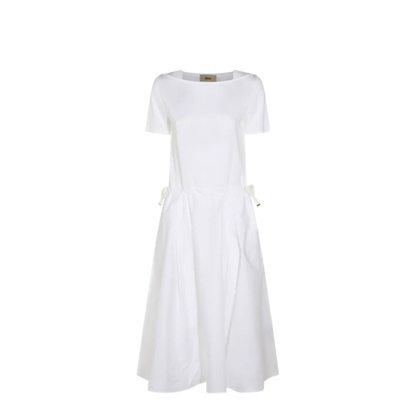 MAYFEYR - Herno - Midi Dress With Drawcord Waist - AB000060D52056