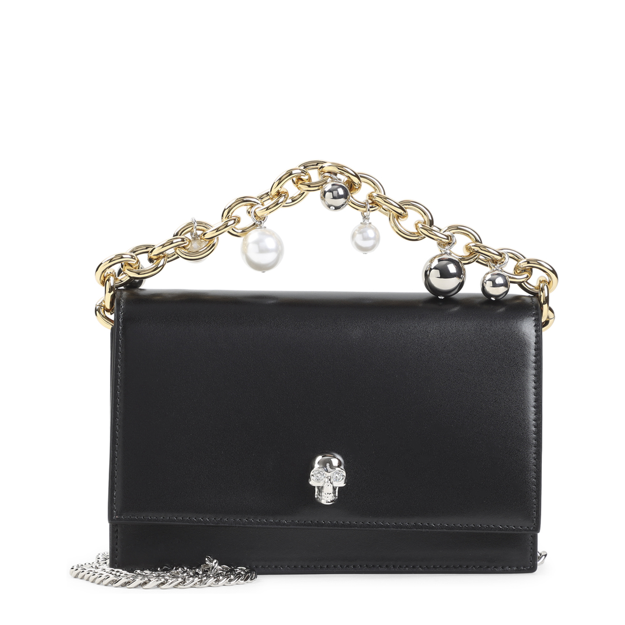MAYFEYR - Alexander Mcqueen - Small Skull Clutch - 856329C8ZXX1000