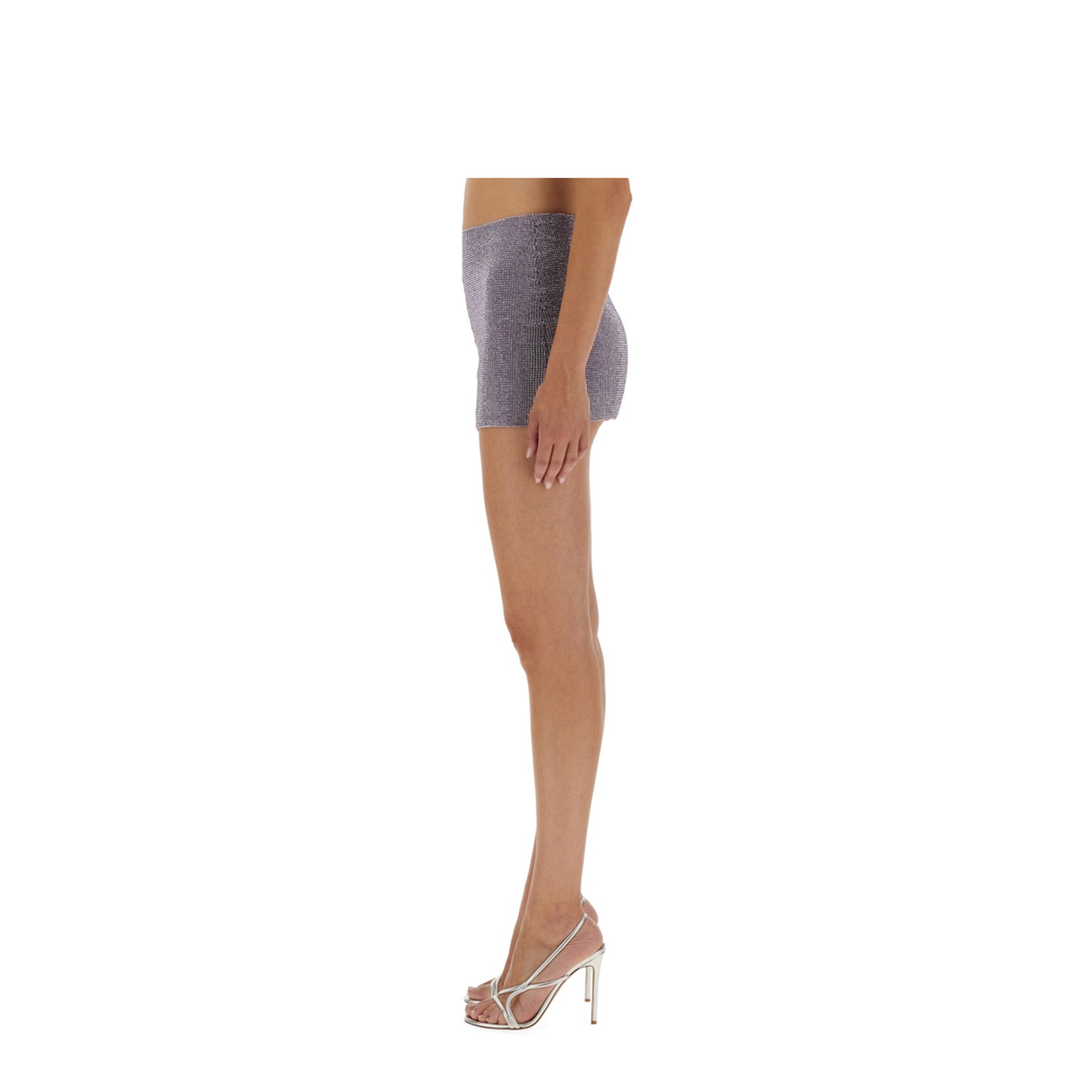 MAYFEYR - Self Portrait - Metal Mesh Skirt - PF25023SKLLILAC