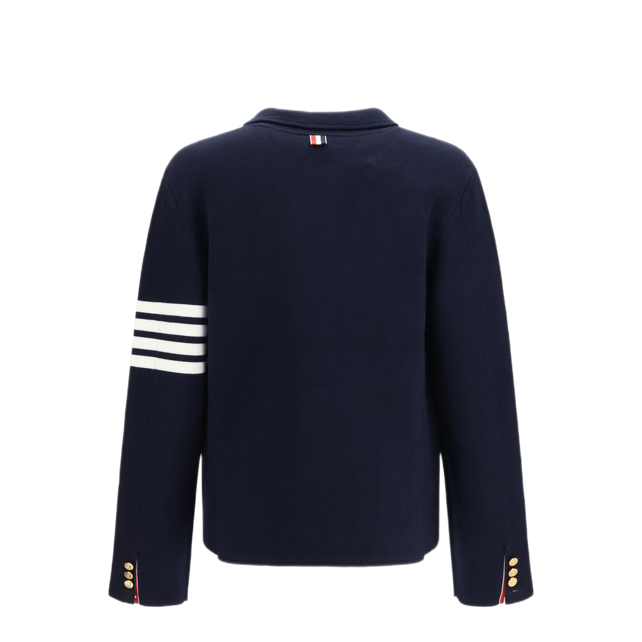 MAYFEYR - Thom Browne - Single Breasted Wool Jacket With Four Bar Detail - MKJ024D00014415