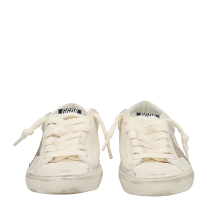Super-Star Nappa Leather Sneakers with Laminated Leather Star