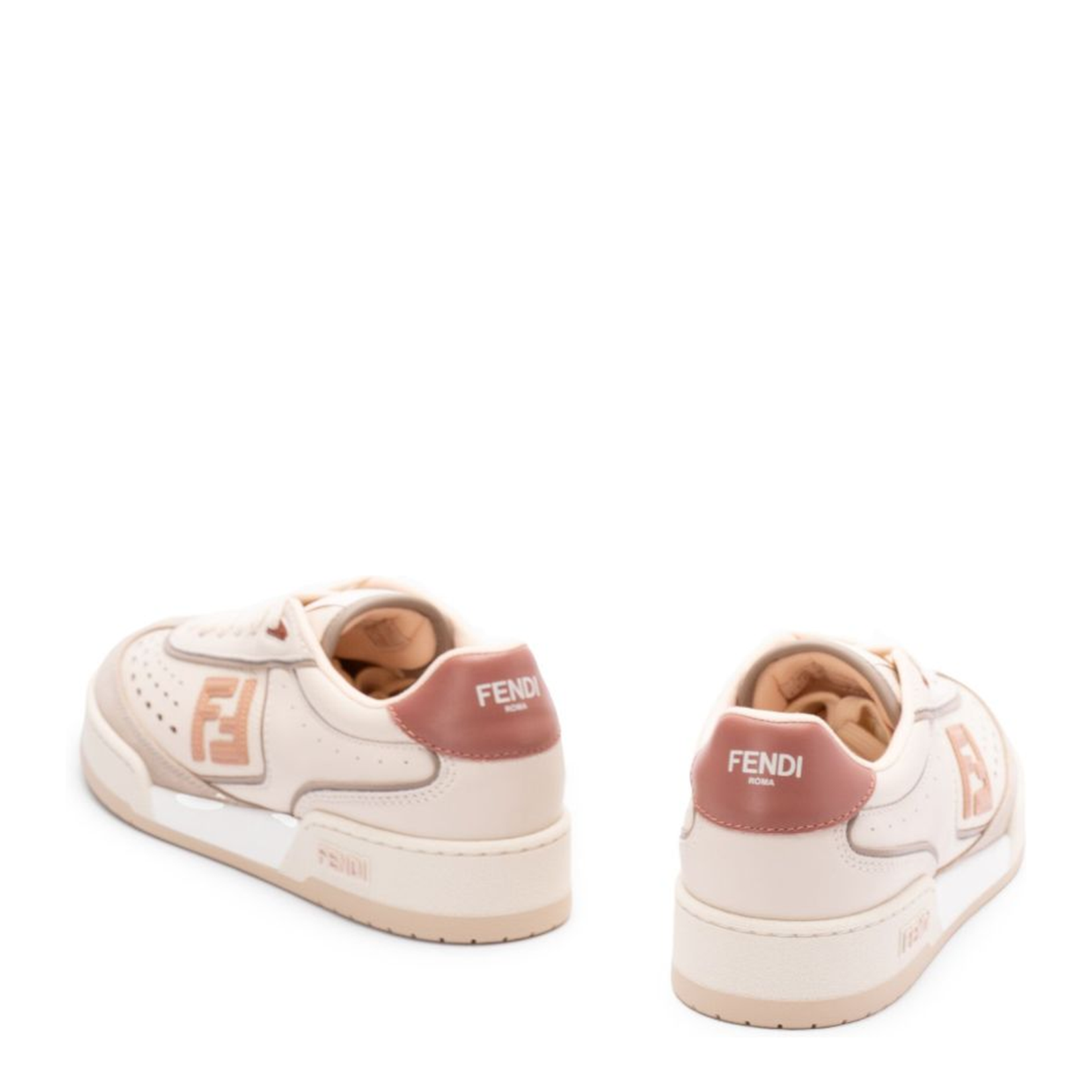 Match Leather Sneakers