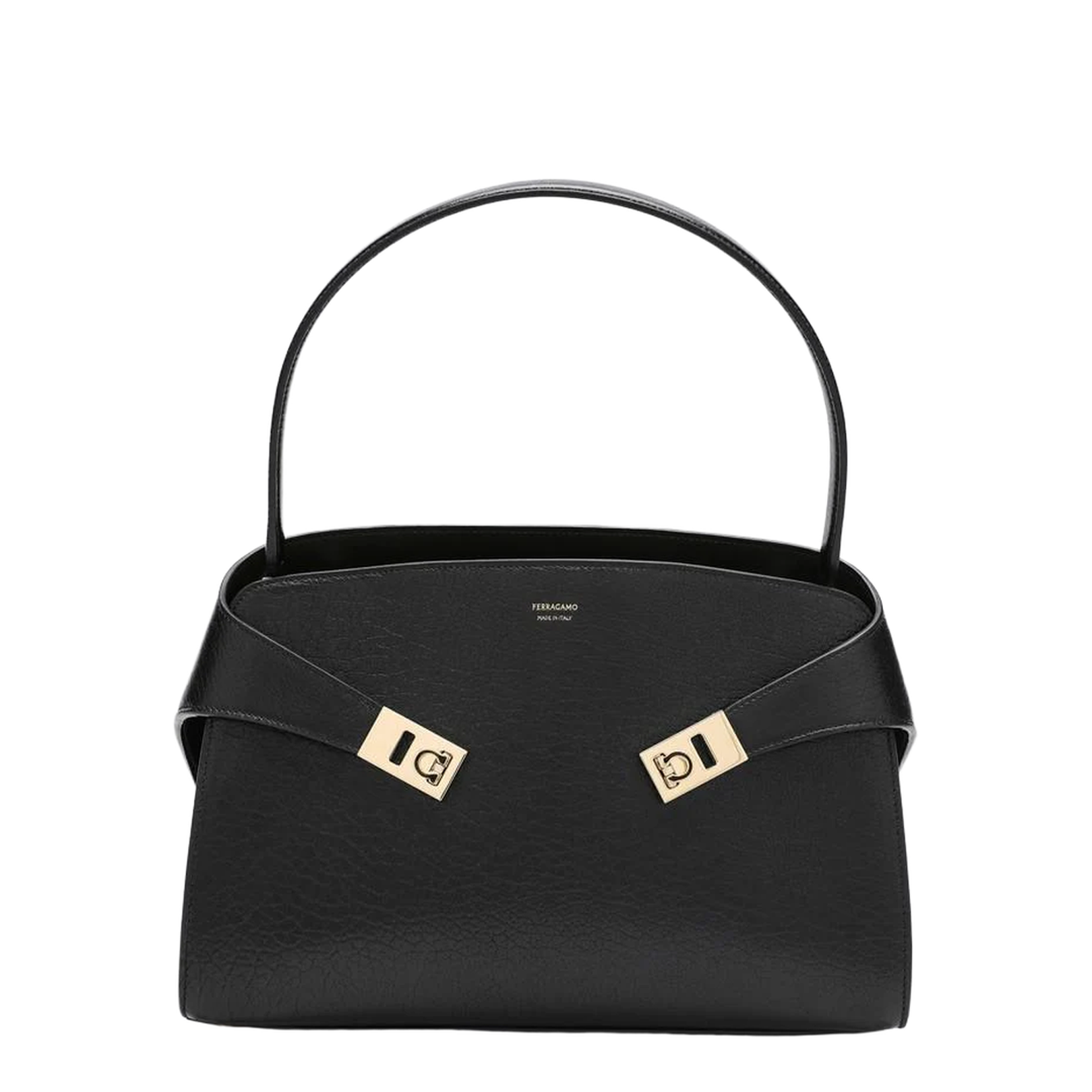 Black/ Brown Hug M Handbag