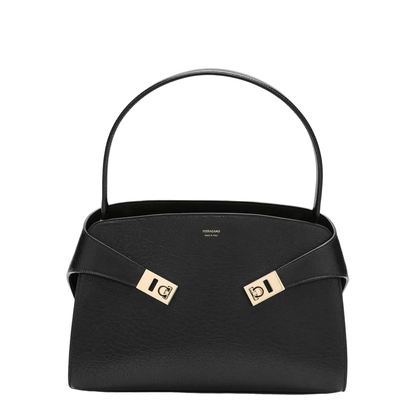 Black/ Brown Hug M Handbag