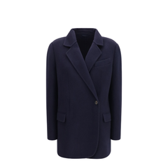 Single Breasted Wool And Cashmere Jacket