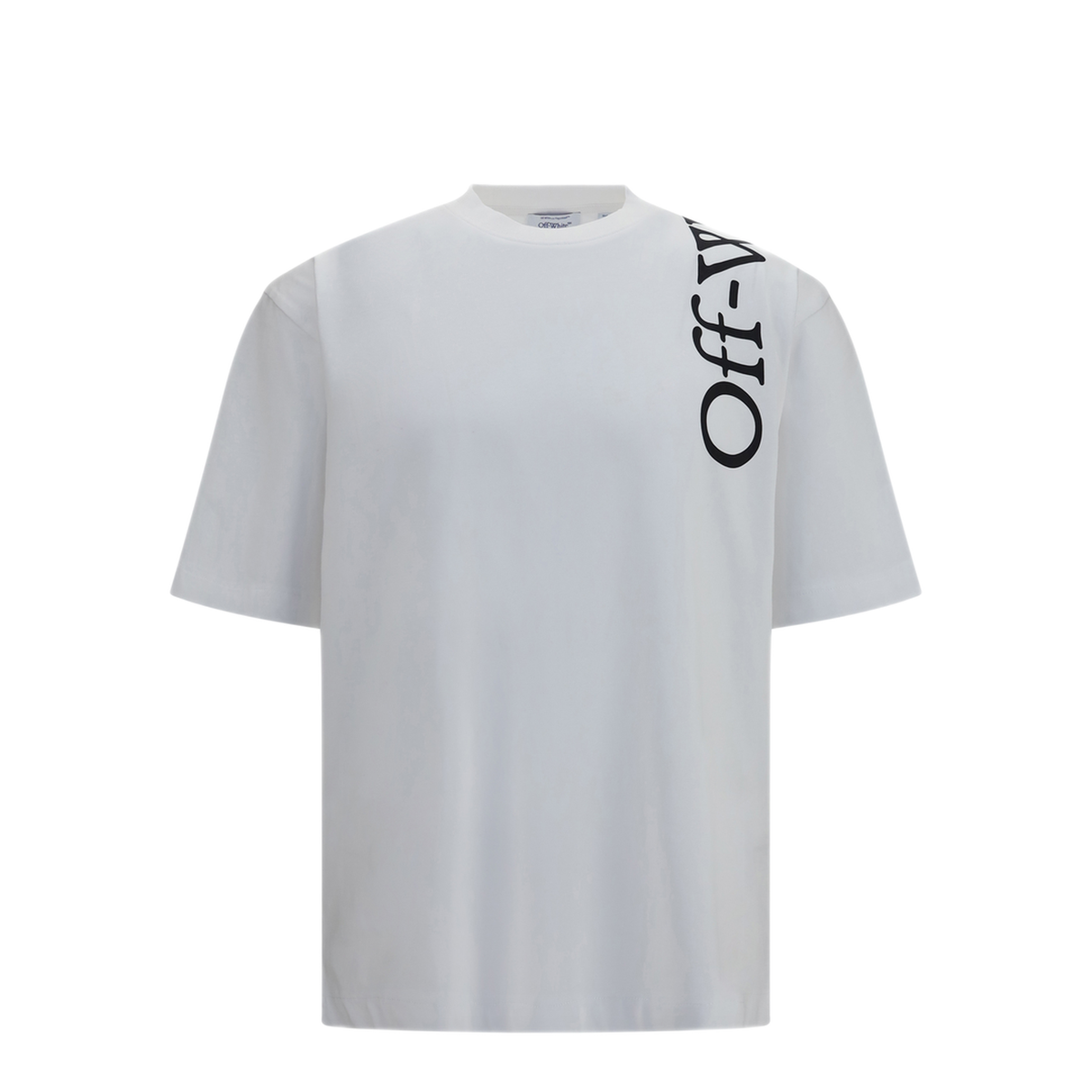 MAYFEYR - Off-White - Vertical Bookish Skate T Shirt - OMAA120F26JER01010