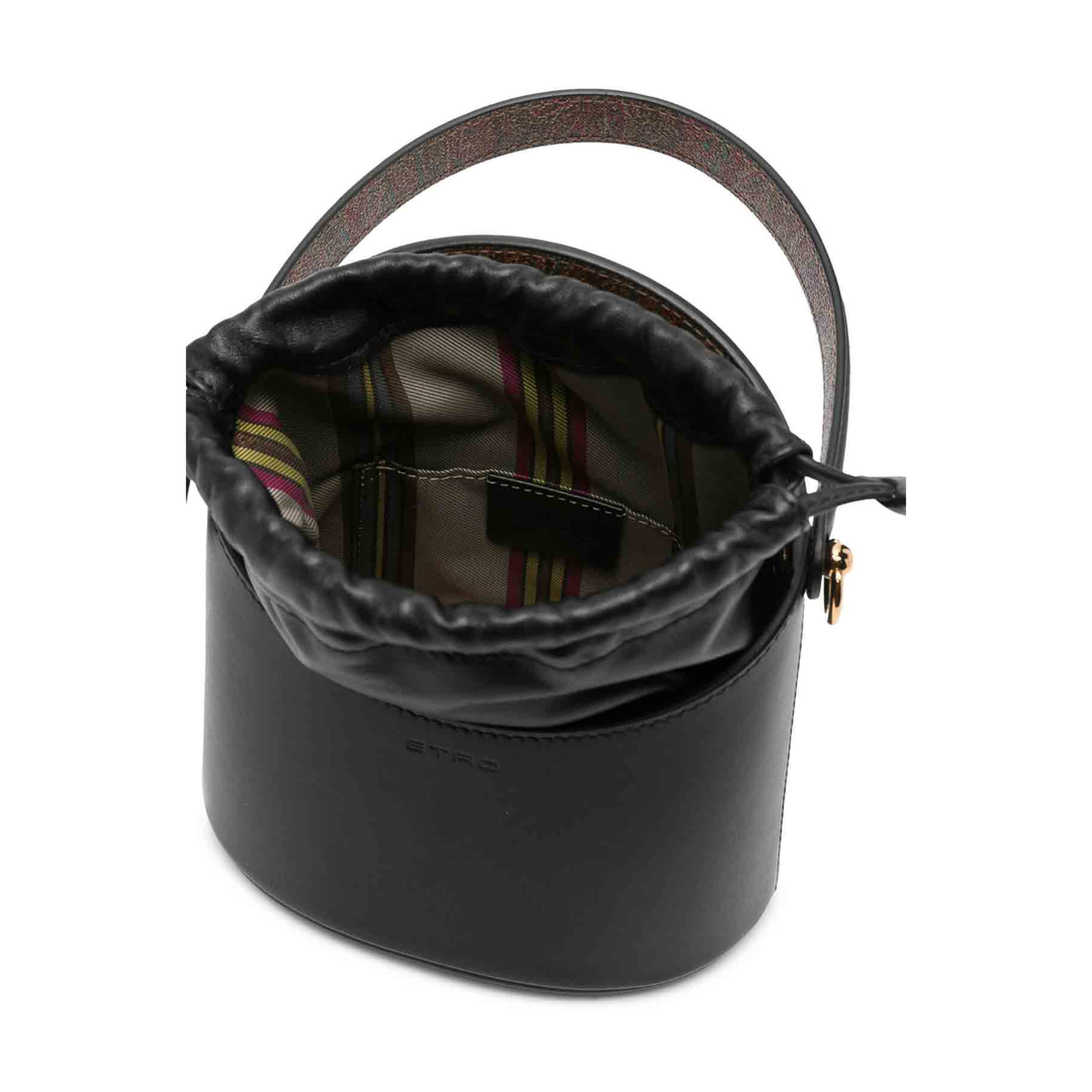 Saturno S Bucket Bag - Black