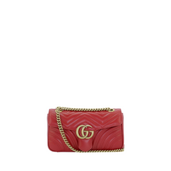 GG Marmont Shoulder Bag, Gold Hardware