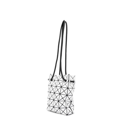 Geometric Wring Shoulder Bag - White