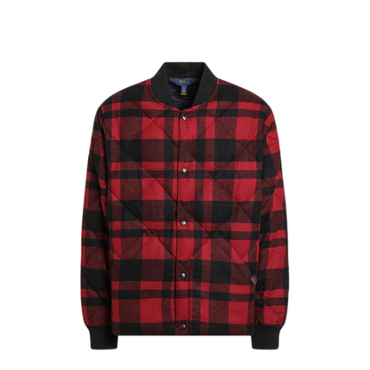 MAYFEYR - Polo Ralph Lauren - Red And Black Quilted Check Bomber - 710980939001WOBP